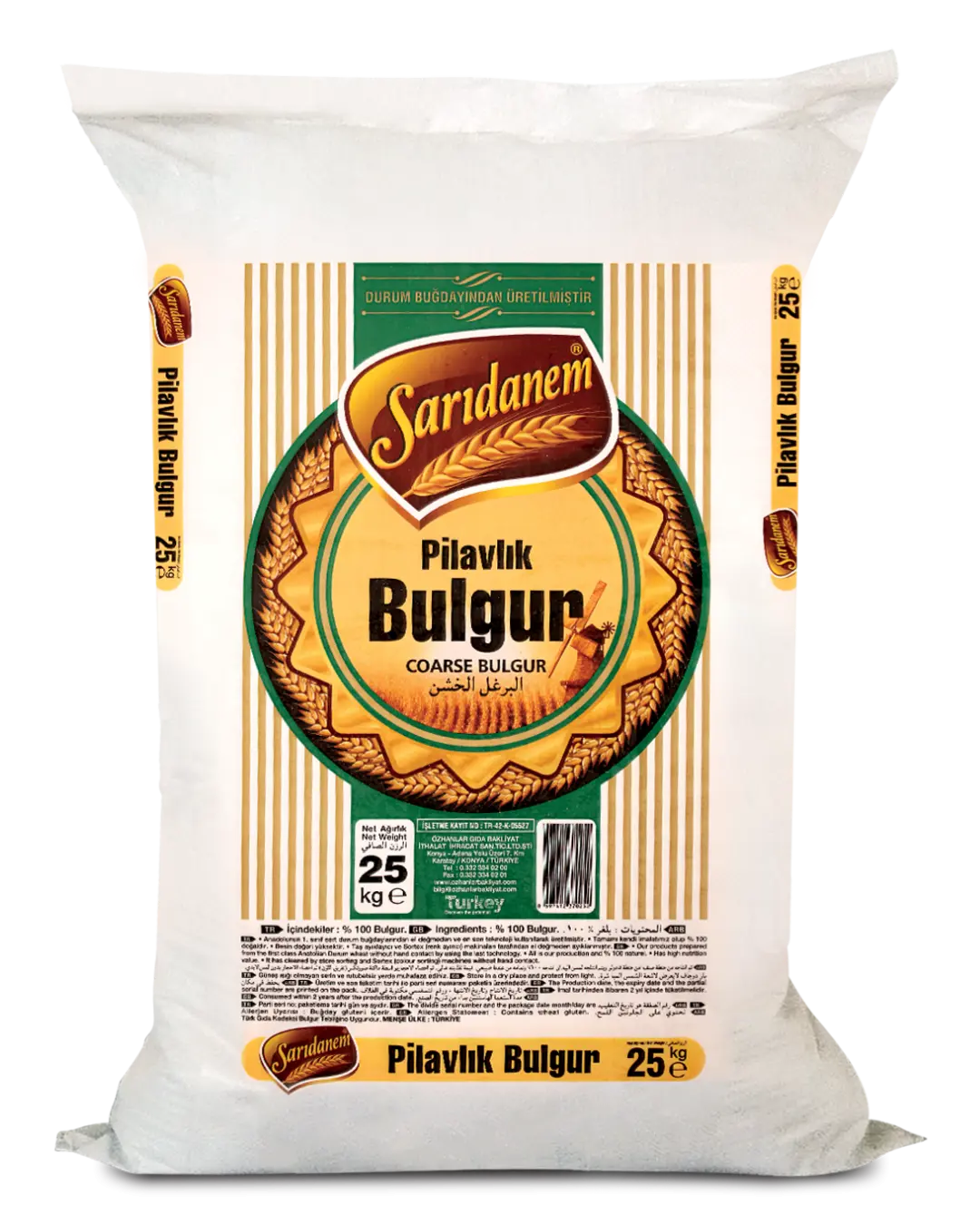 Sarıdanem Pilavlık Bulgur